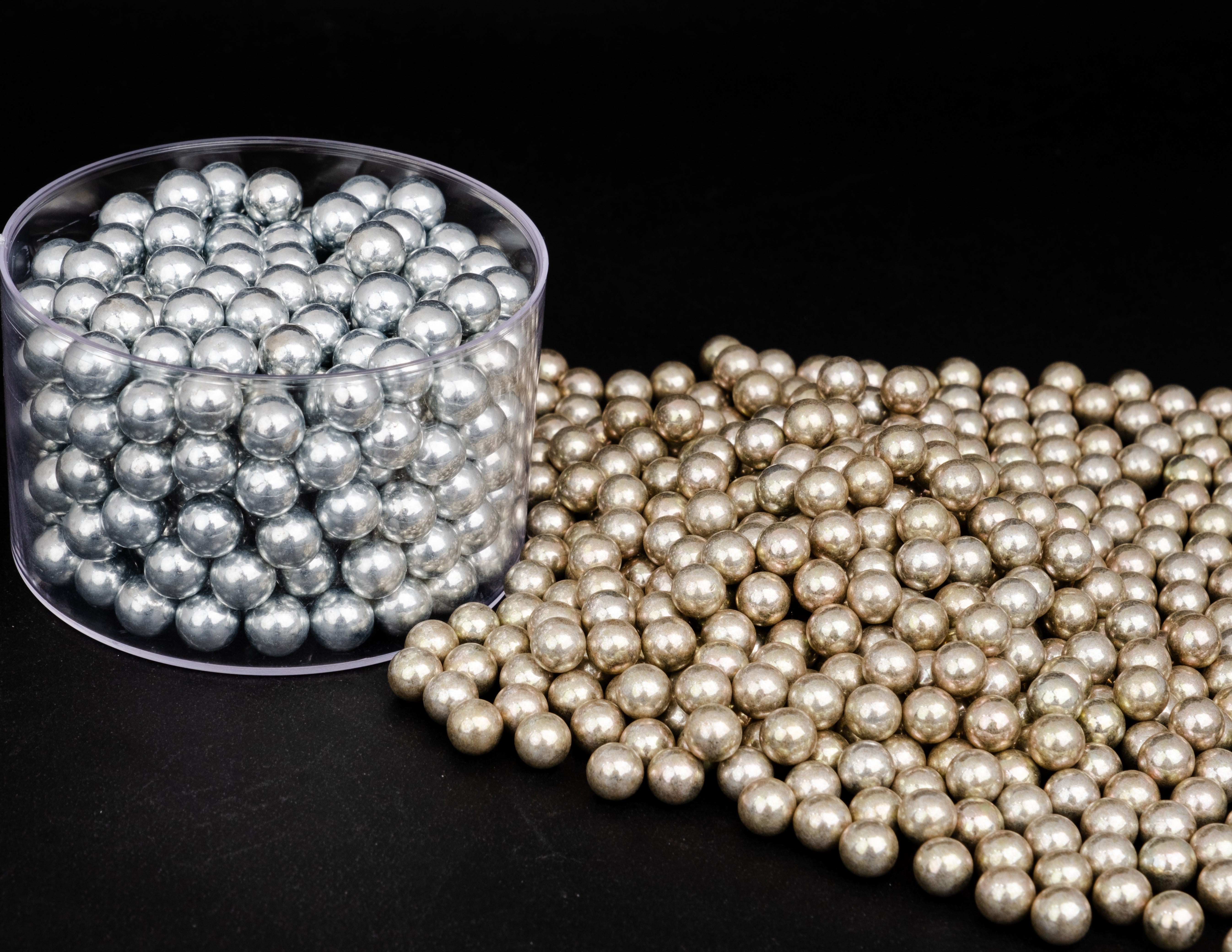 ESFERAS DE AÇO METÁLICA P/ ISCAS ARTIFICIAIS (GRADE G1000)