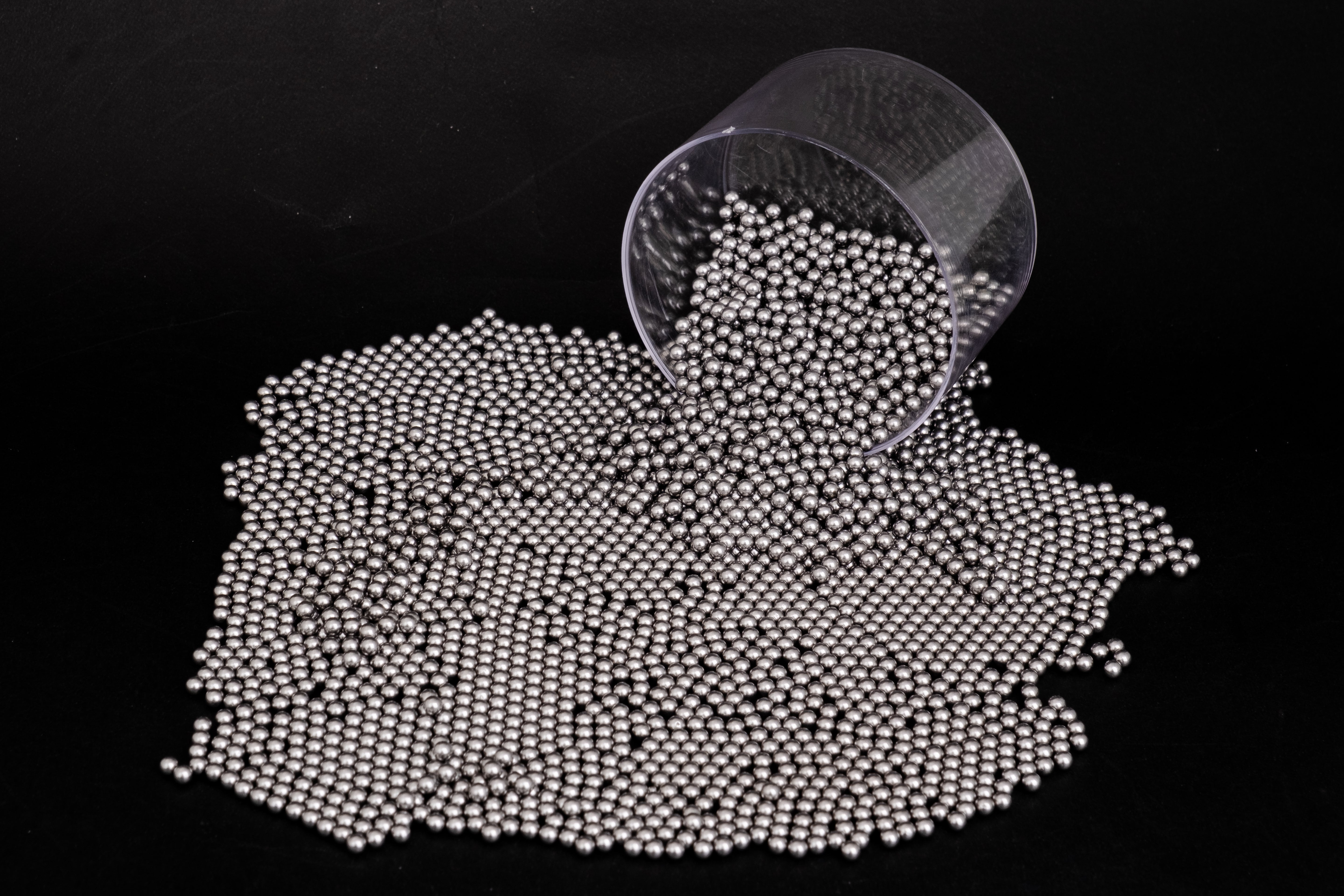 ESFERAS DE AÇO CARBONO TEXTURIZADAS PARA LACRE