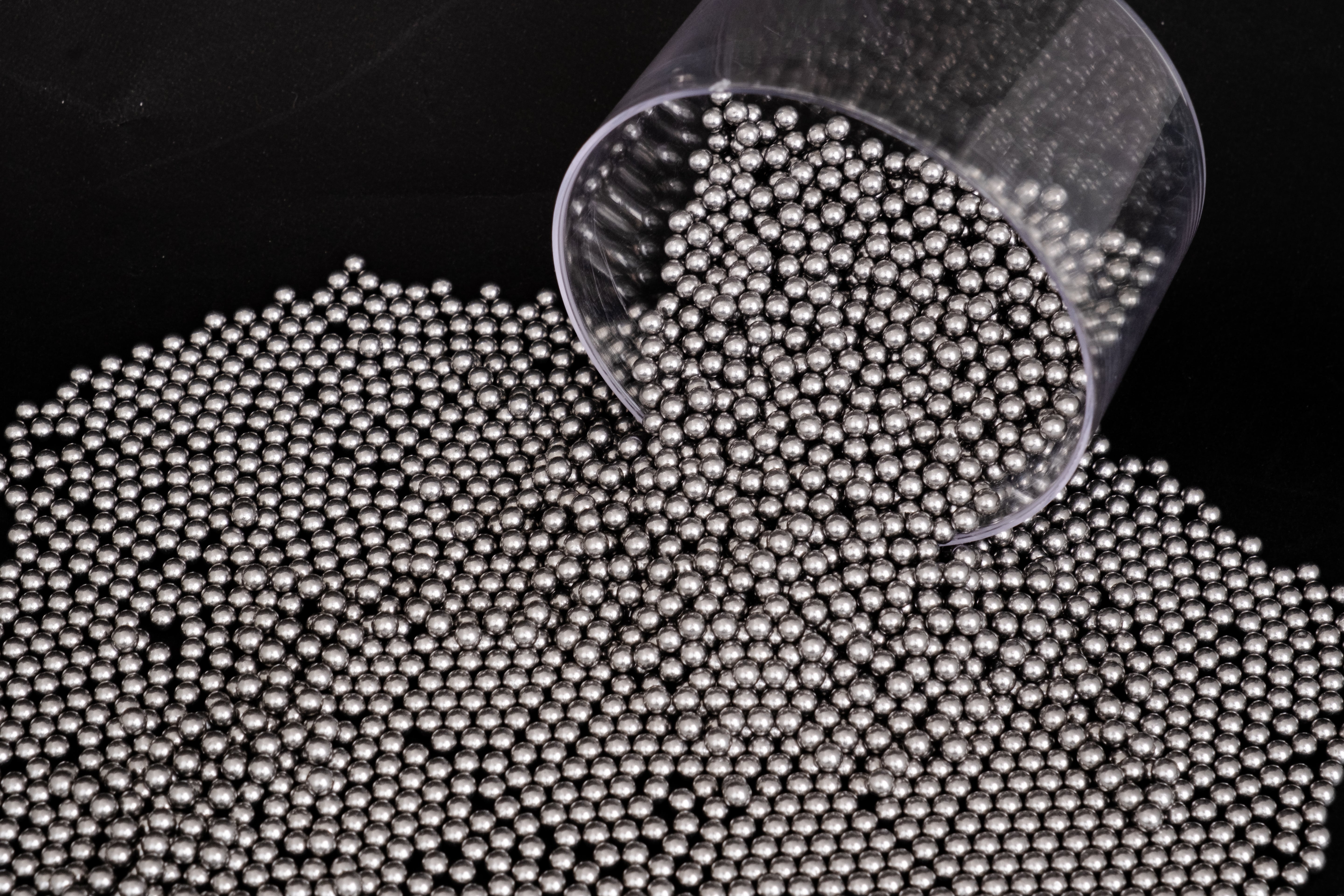 ESFERAS DE INOX TEXTURIZADAS PARA LACRE