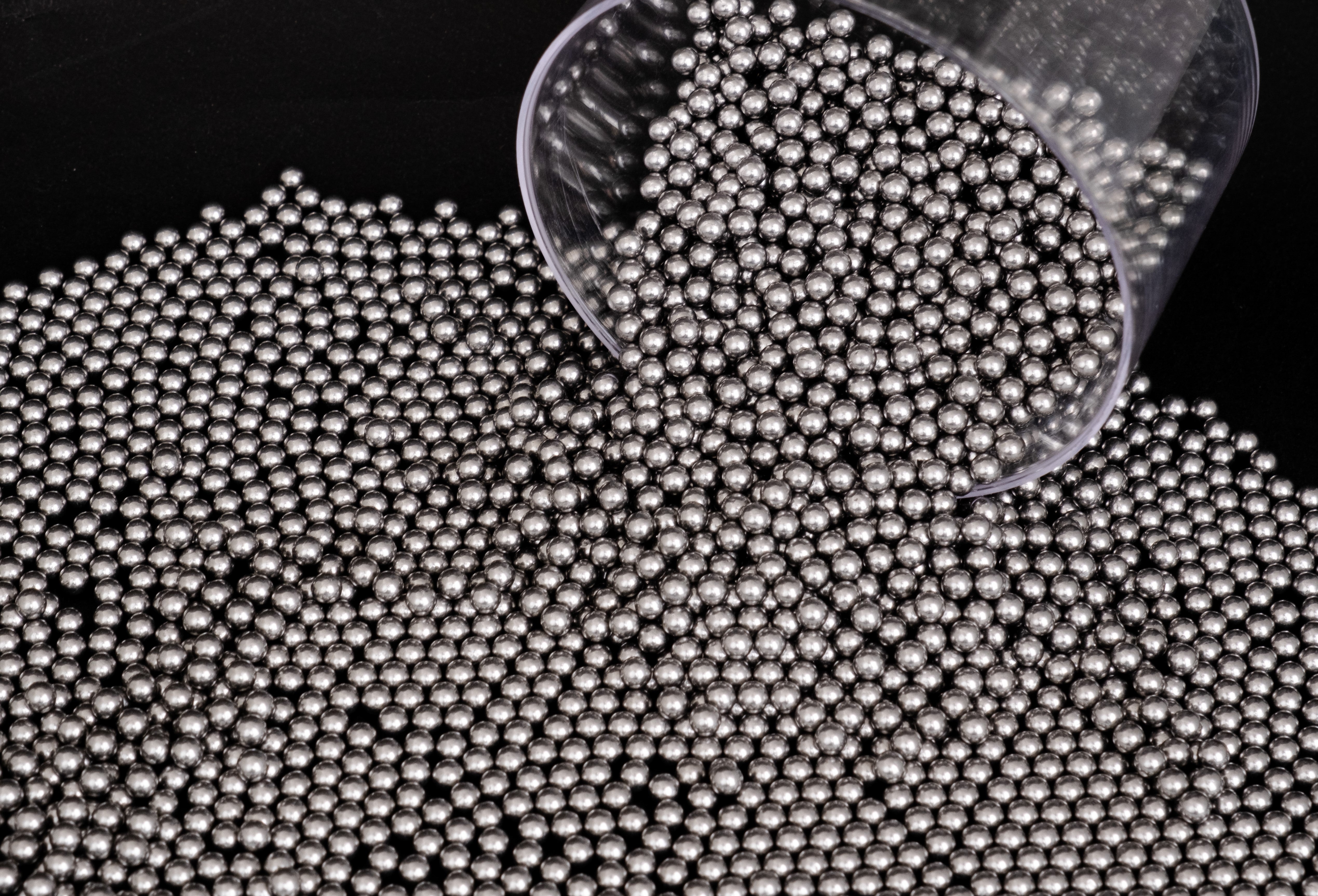 ESFERAS DE AÇO CARBONO TEXTURIZADAS PARA LACRE