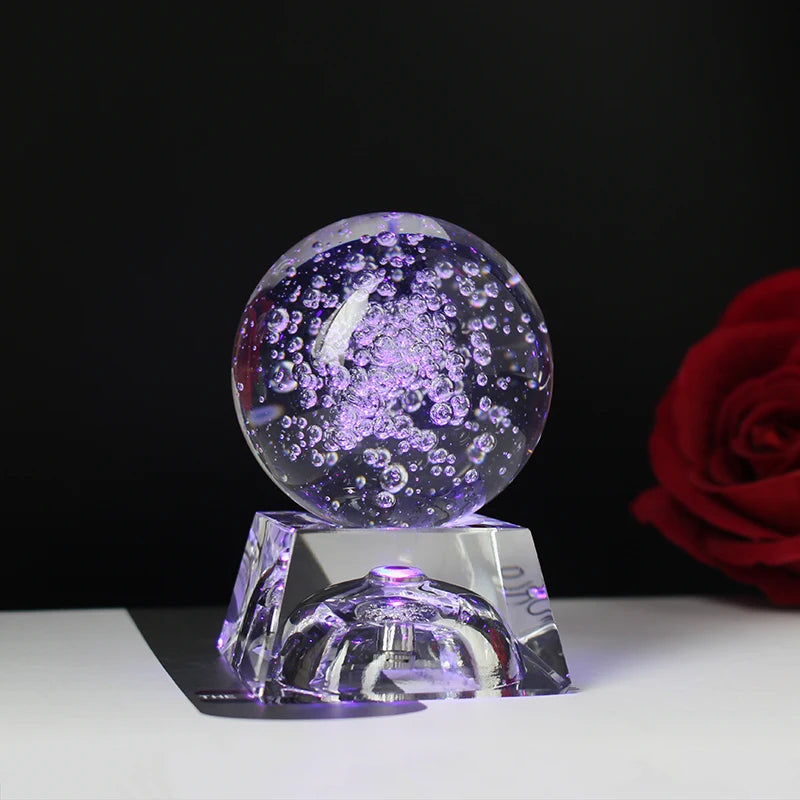 Bolas brilhantes claras bola de cristal feng shui esfera de vidro 60/80mm