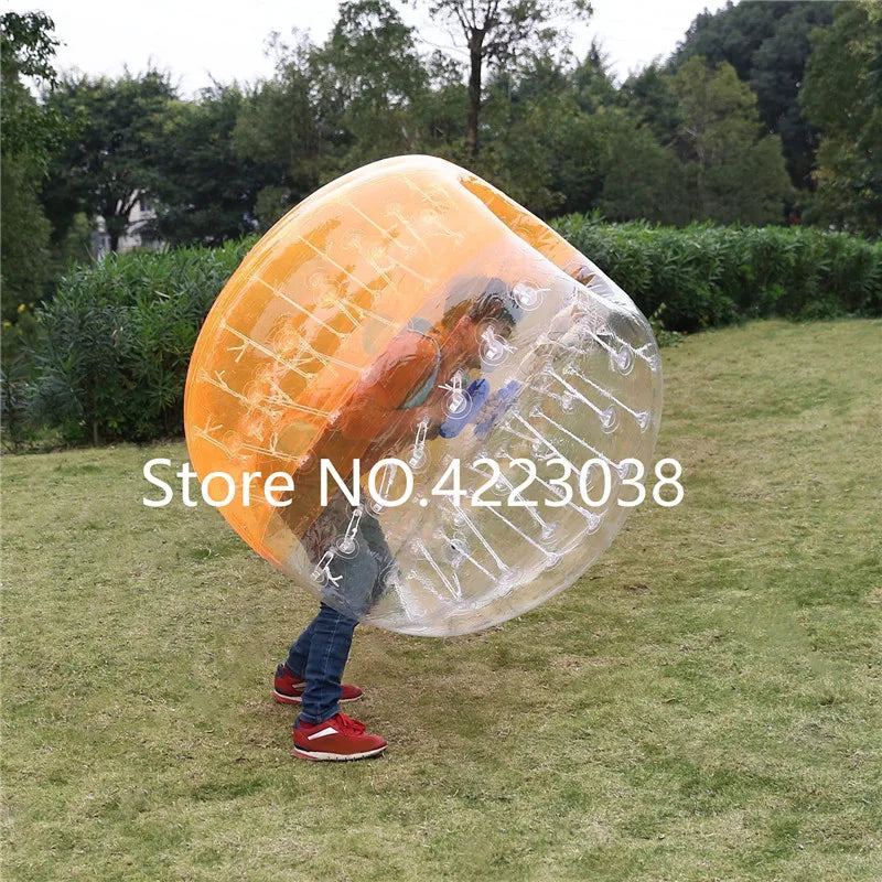 Bolas de futebol gigante bolha de 1.5m para adultos, bola de sumô