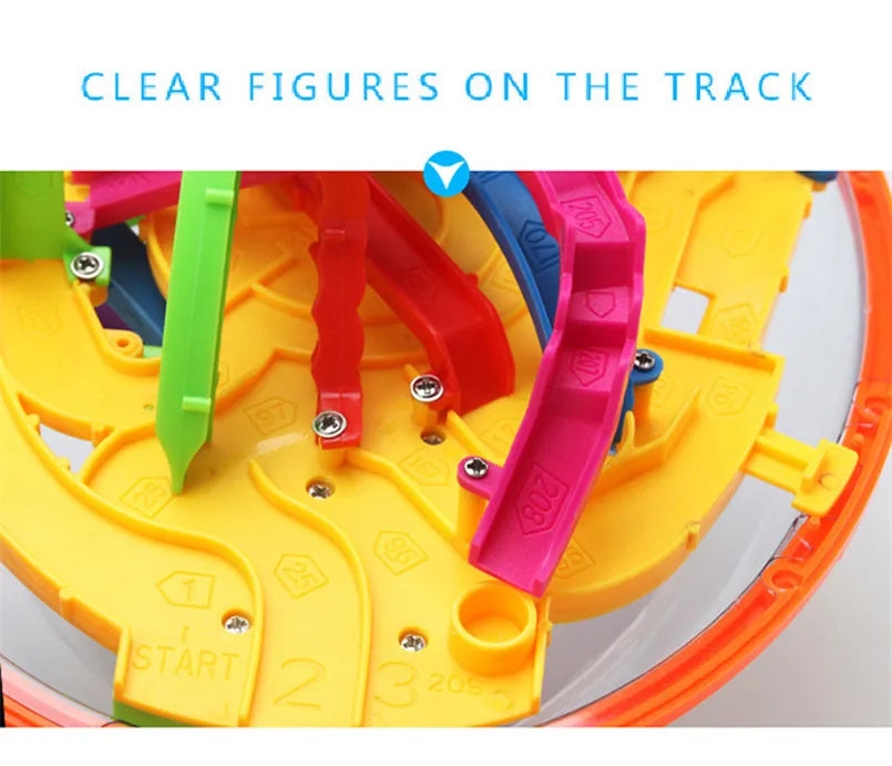 Labirinto 3D mágico intelecto bola labirinto esfera globo brinquedos para crianças