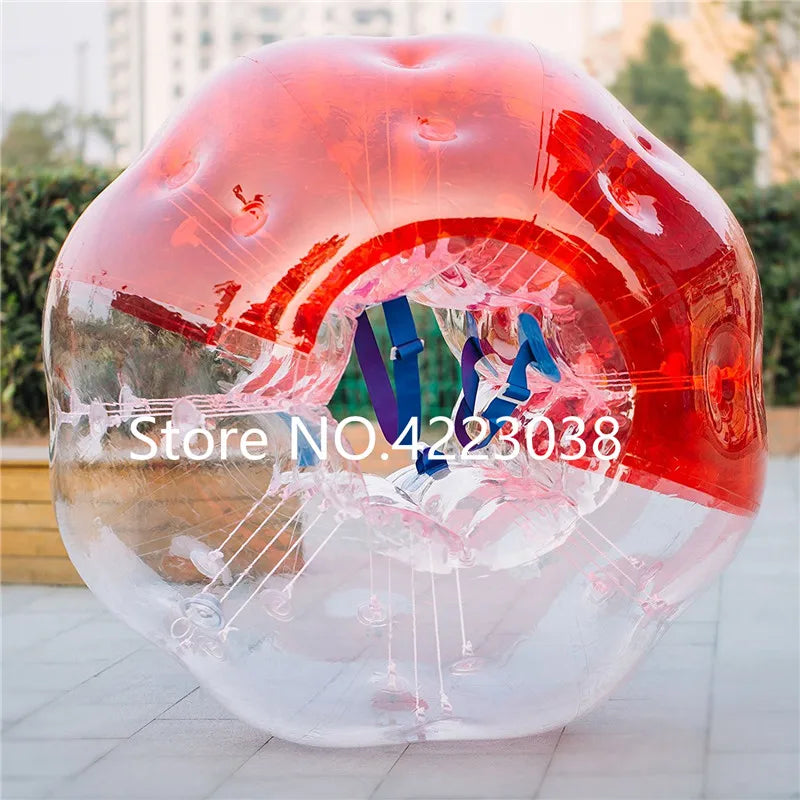 Bolas de futebol gigante bolha de 1.5m para adultos, bola de sumô