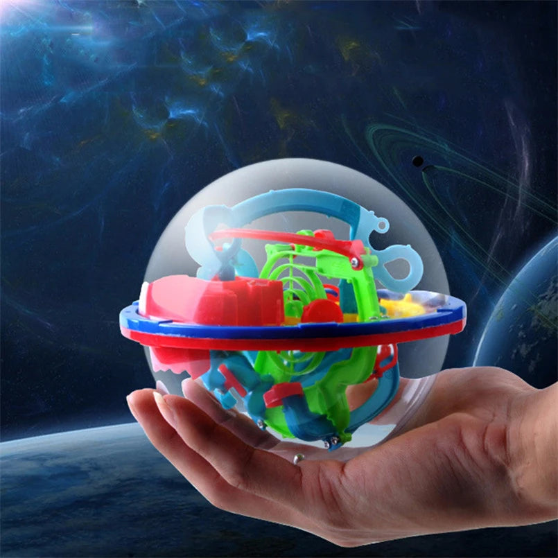 Labirinto 3D mágico intelecto bola labirinto esfera globo brinquedos para crianças