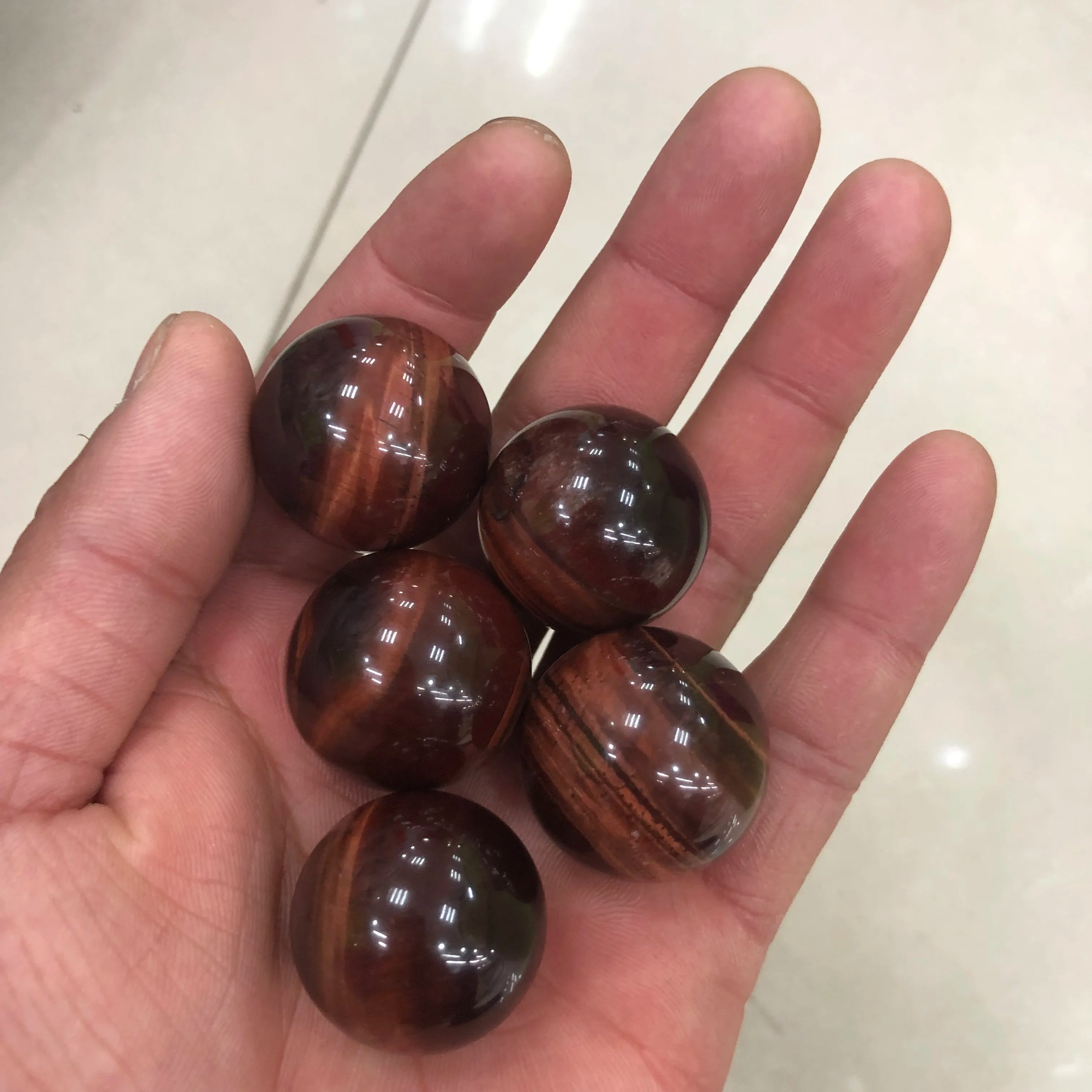 Bola de Cristal Tiger eye Esfera pedras Naturais e minerais
