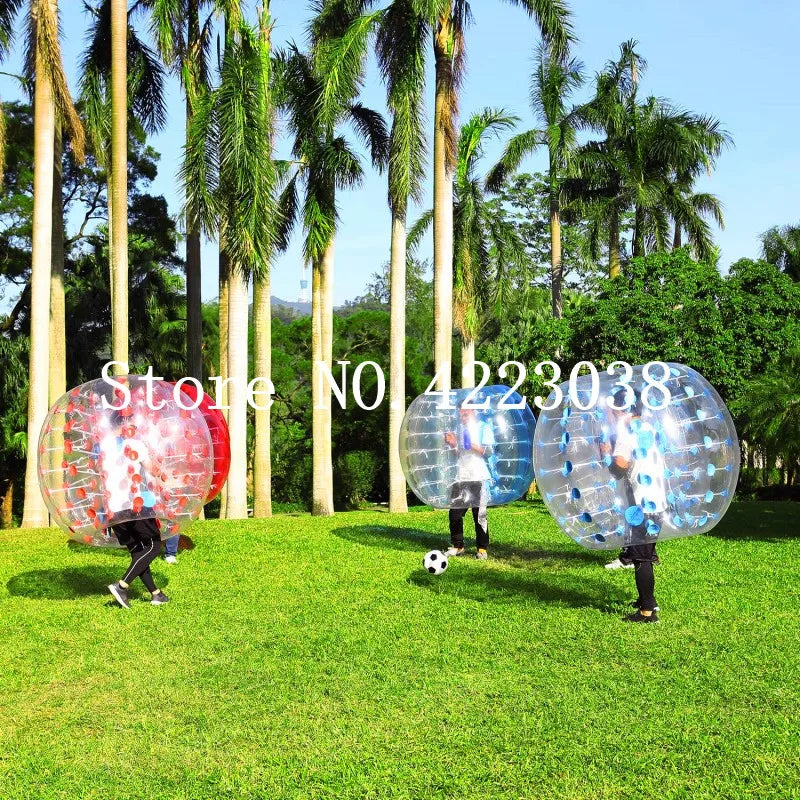 Bolas de futebol gigante bolha de 1.5m para adultos, bola de sumô