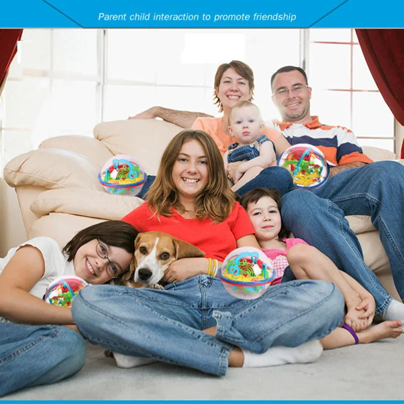 Labirinto 3D mágico intelecto bola labirinto esfera globo brinquedos para crianças