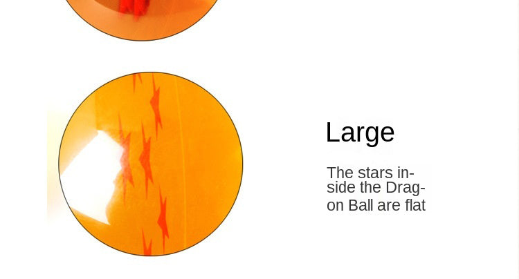 7 estrelas bola de cristal dragon ball todos os tamanhos 3.5cm esfera de resina