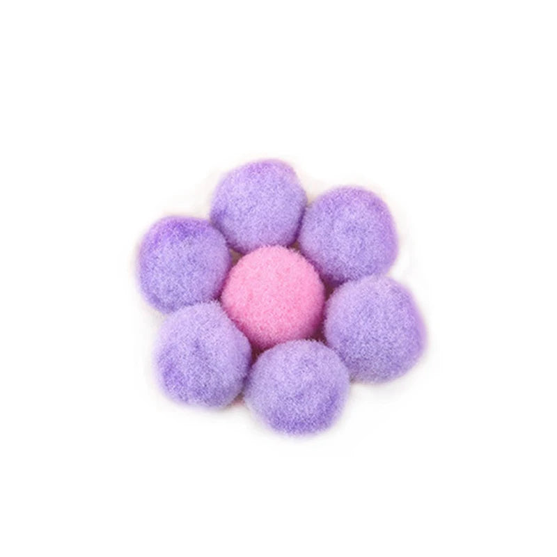 10 20 pçs/lote brinquedo de gato
bolas de pelúcia brinquedo colorido bola interativa