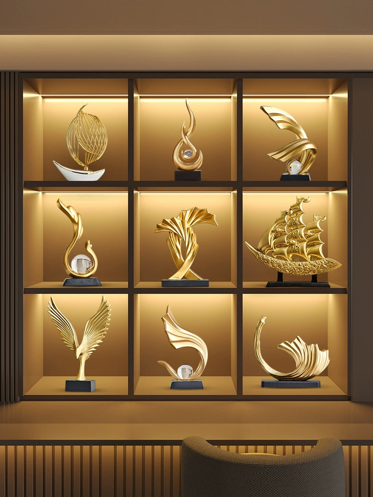 Ornamentos luxuosos acessíveis da decoração do armário