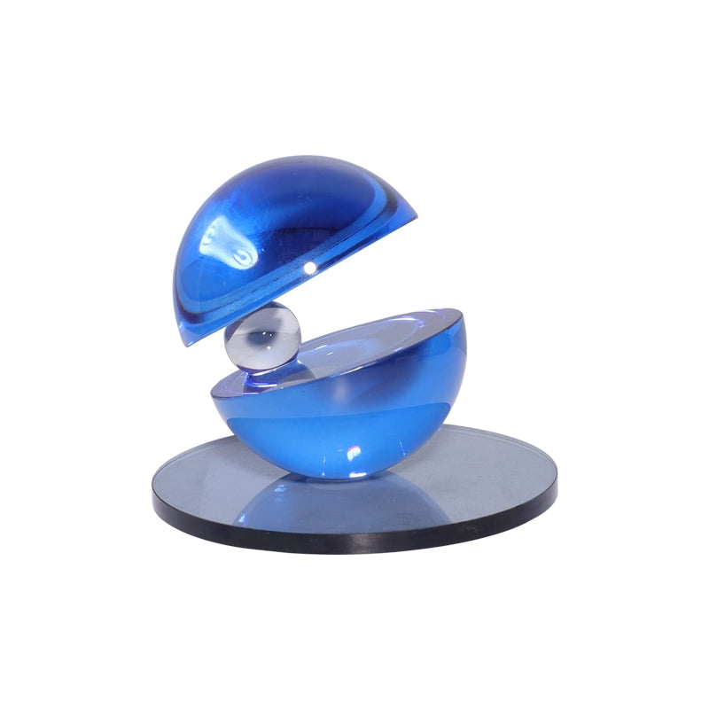 Luz moderna luxo cristal hemisfério retalhos arte geométrica esfera sala de estar