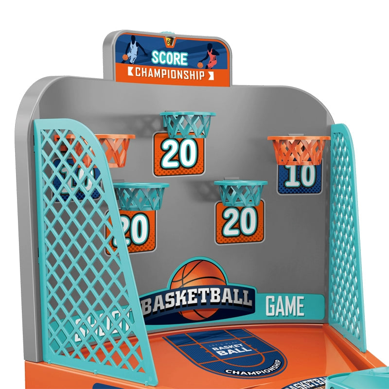 Jogo de tiro de mesa diversão catapulta basquete
