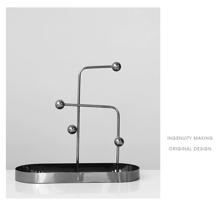 Densidade casa simples e moderno criativo galvanizado bola de decoraçao