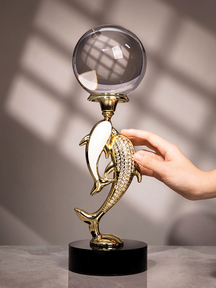 Estilo europeu bola de cristal painel de superfície de mesa de escritório