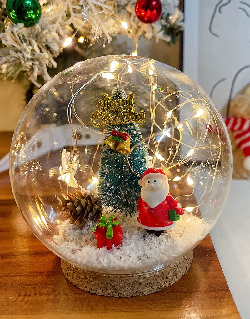 Globo de neve Decoração Desktop Presente de Natal