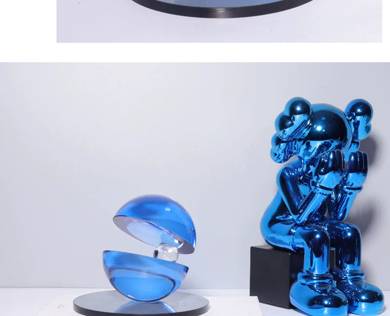 Luz moderna luxo cristal hemisfério retalhos arte geométrica esfera sala de estar