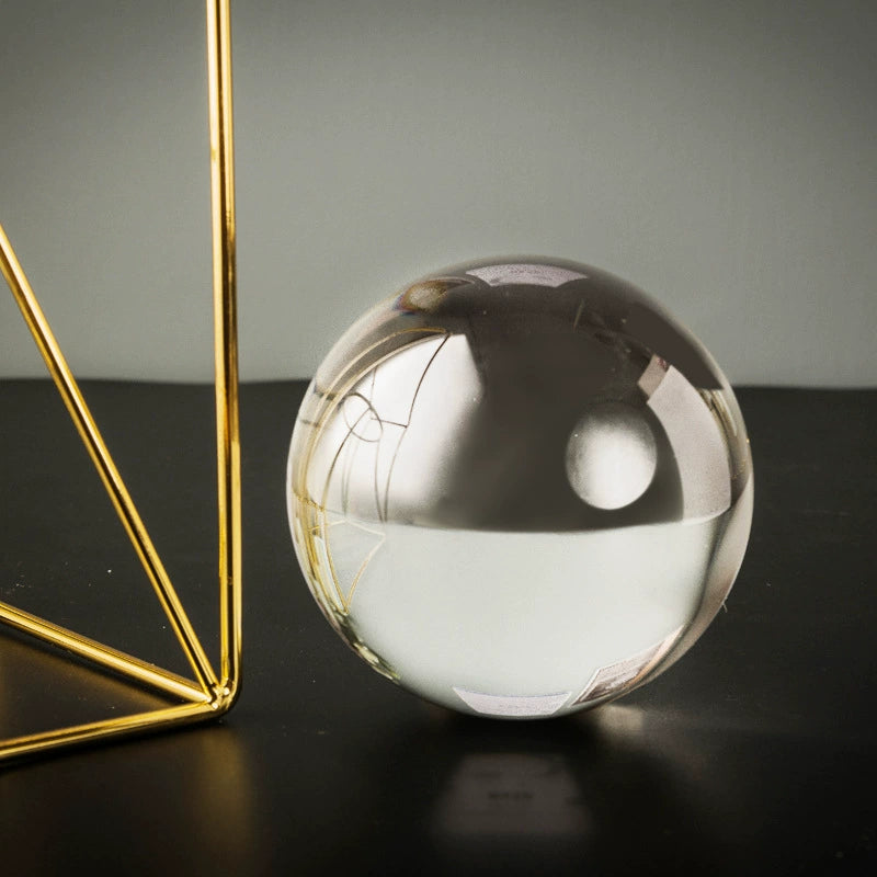 Bola de cristal geometria livro suporte livro