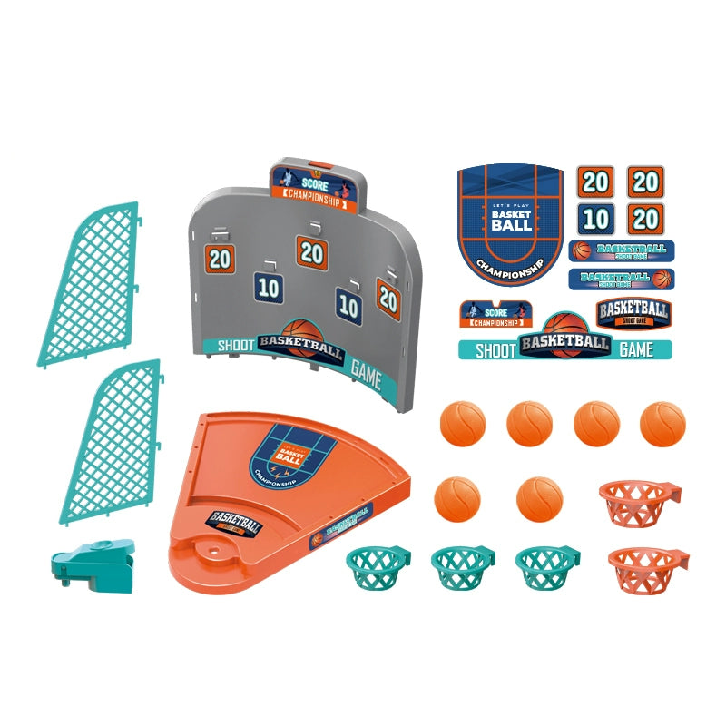 Jogo de tiro de mesa diversão catapulta basquete
