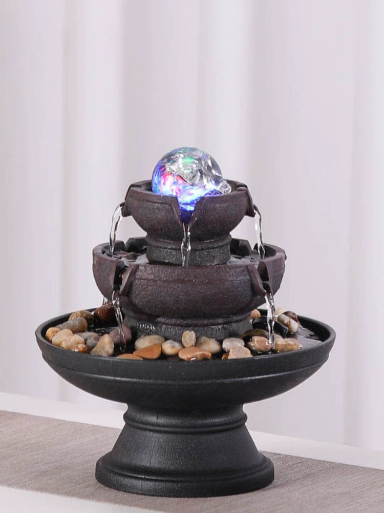 Fonte de decoração para sala de estar feng shui