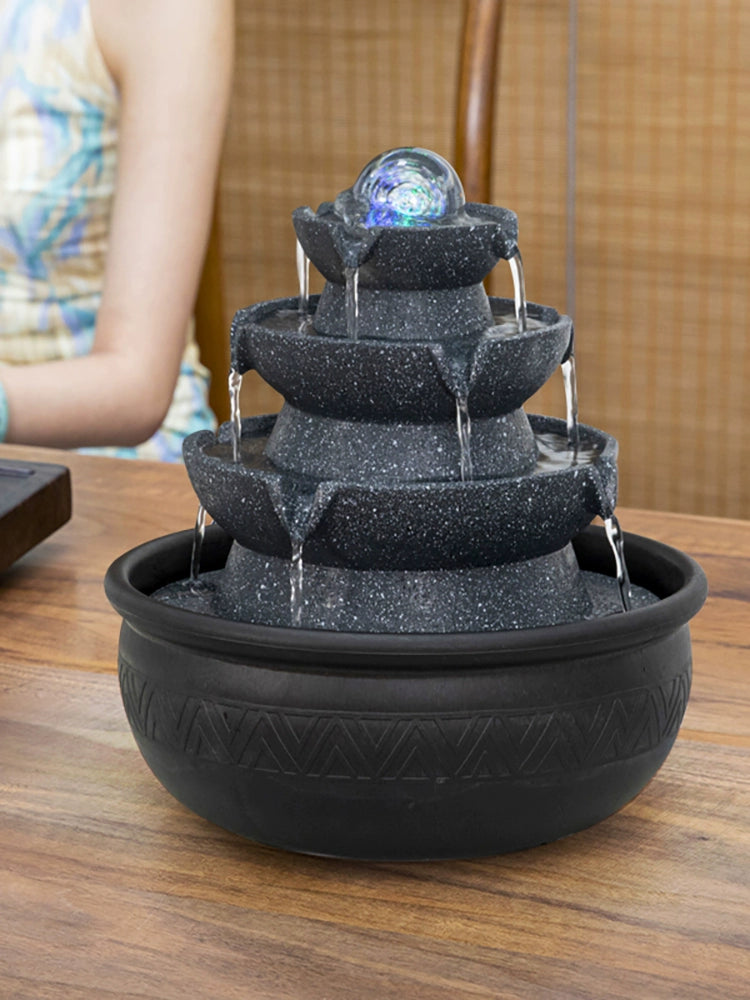 Esfera de decoração Sala de estar Fonte Fengshui