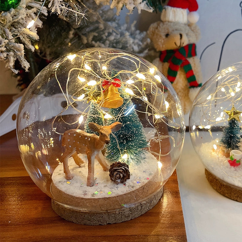 Globo de neve Decoração Desktop Presente de Natal