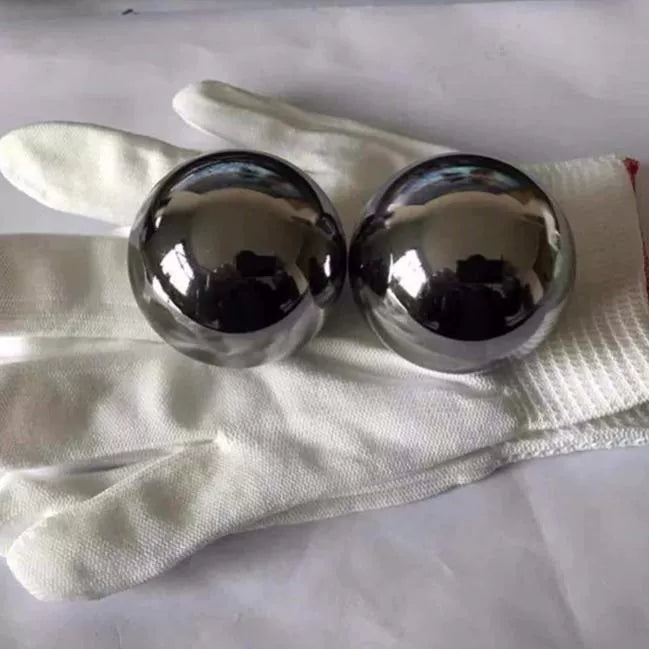 Bola de aço para fitness, bola de aço para reabilitação de idosos, bola para prática de handebol, cuidados de saúde, bola giratória para jogar bola