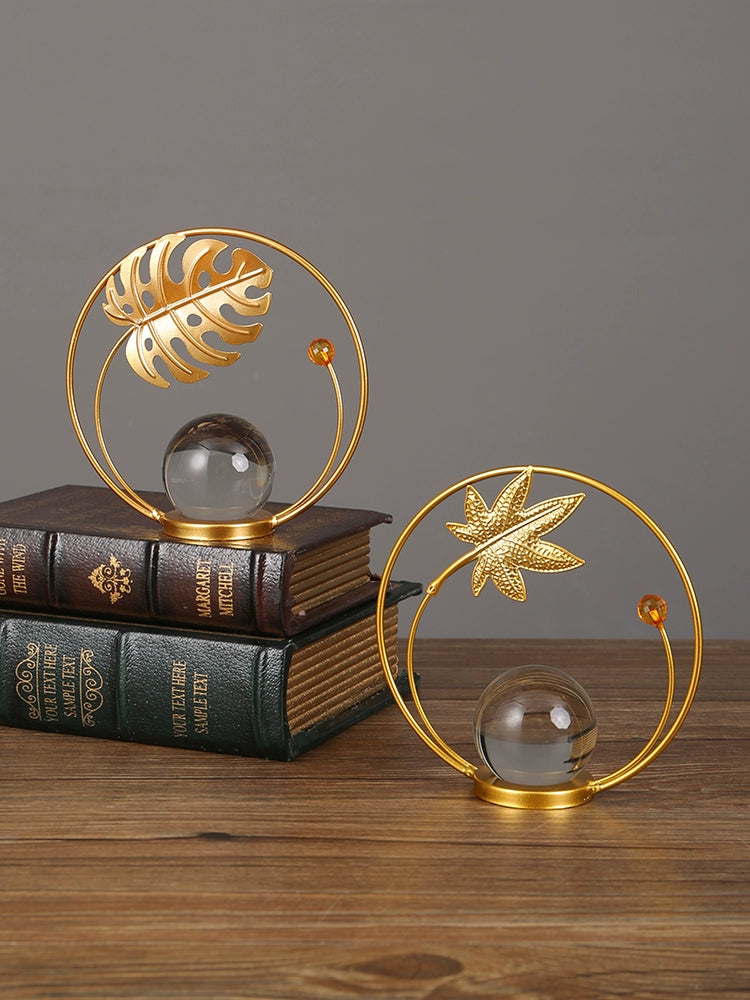 Decoração de bola de cristal Ins Armário de TV de luxo acessível Decorações de escritório