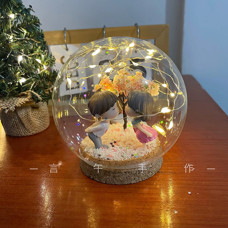 Globo de neve Decoração Desktop Presente de Natal