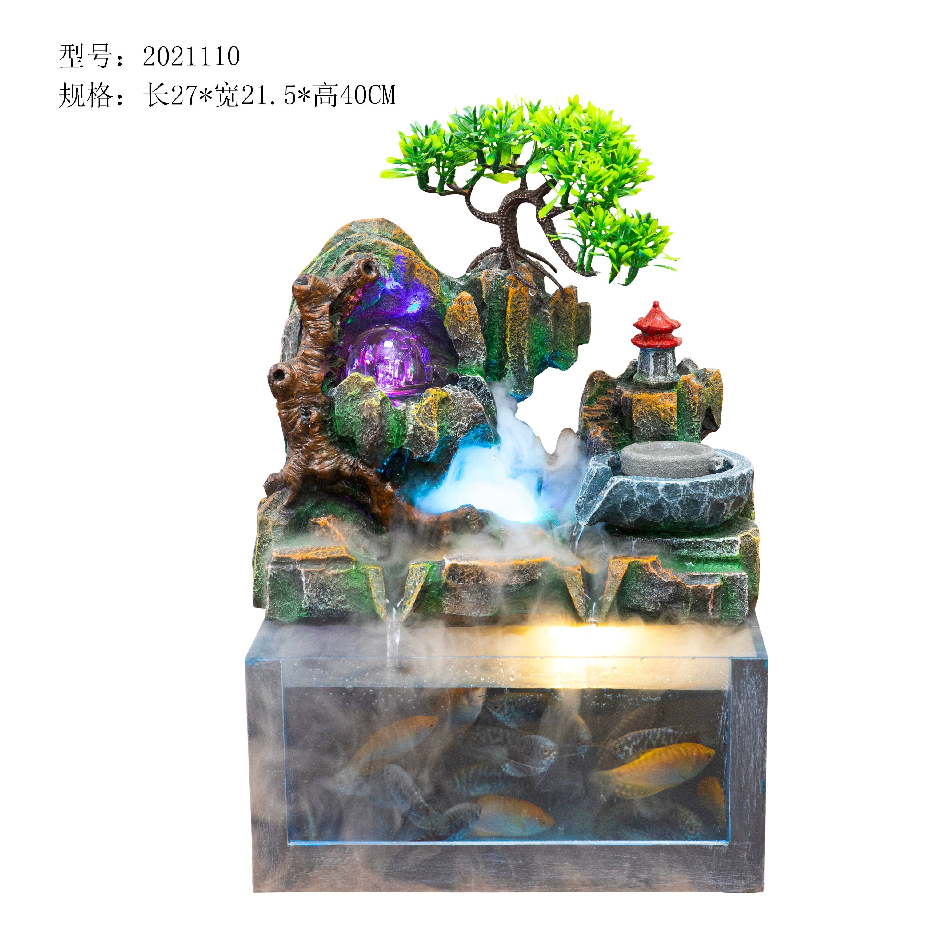 Fonte de decoração para sala de estar feng shui
