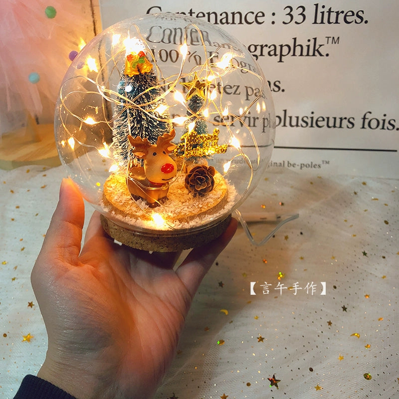 Globo de neve Decoração Desktop Presente de Natal