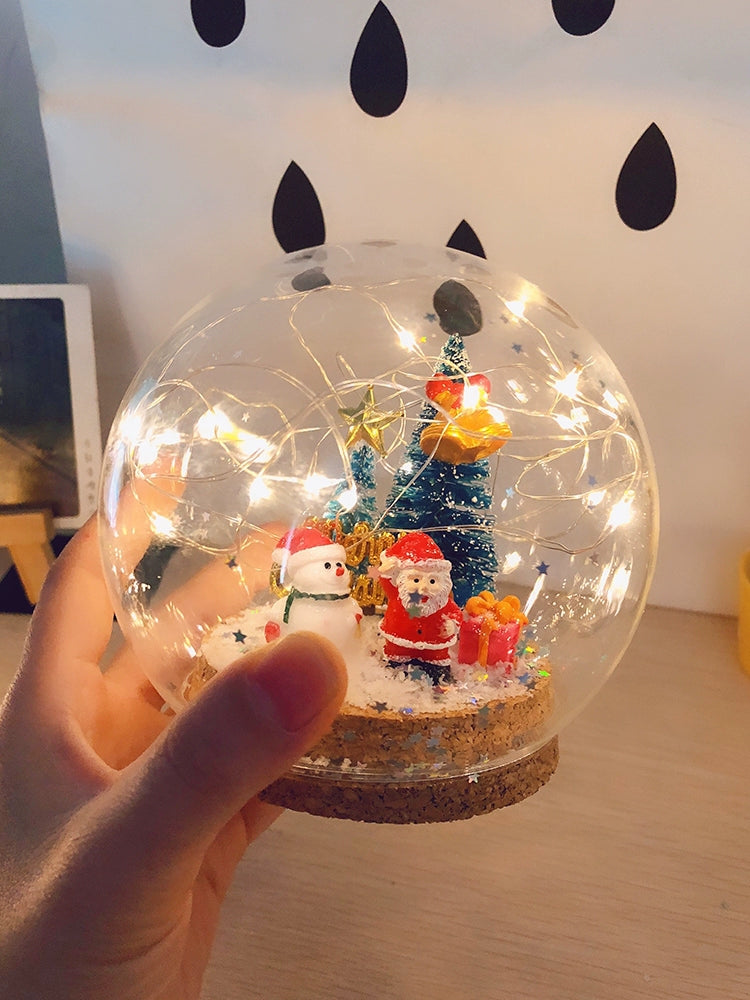 Globo de neve Decoração Desktop Presente de Natal