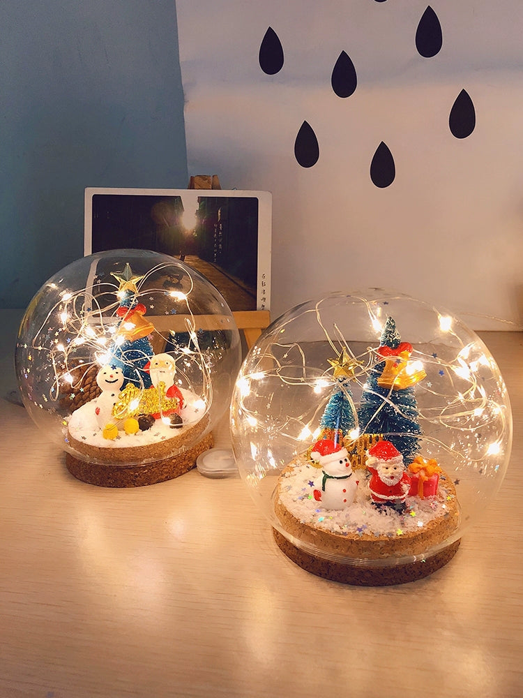 Globo de neve Decoração Desktop Presente de Natal