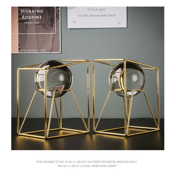 Bola de cristal geometria livro suporte livro