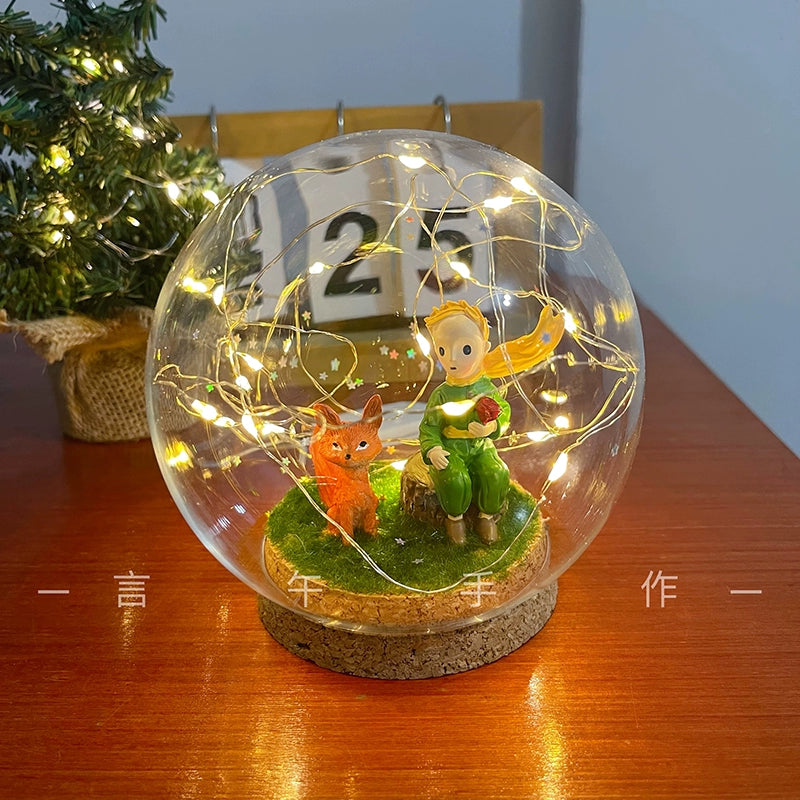 Globo de neve Decoração Desktop Presente de Natal