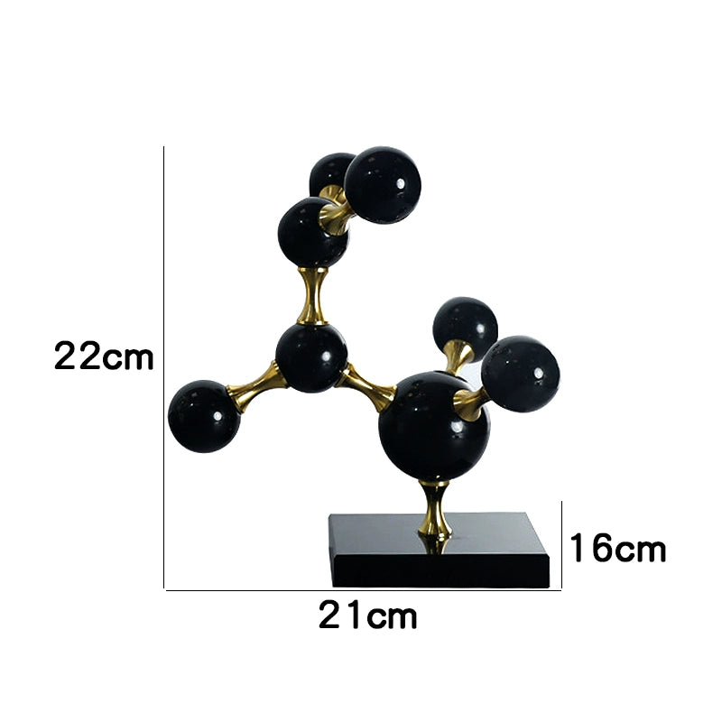 Luz moderna de luxo geométrica cruz metal cristal bola