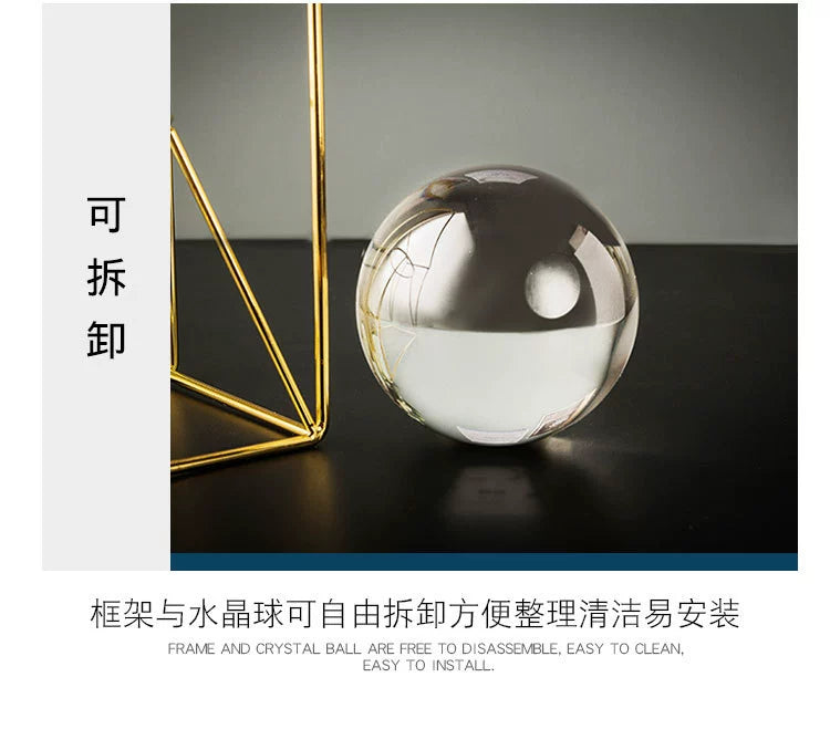 Bola de cristal geometria livro suporte livro