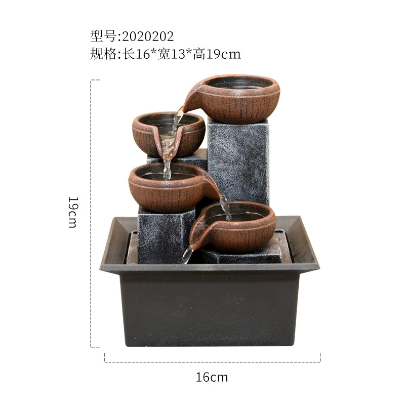 Fonte de decoração para sala de estar feng shui