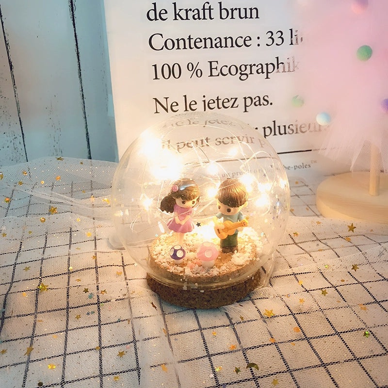 Globo de neve Decoração Desktop Presente de Natal