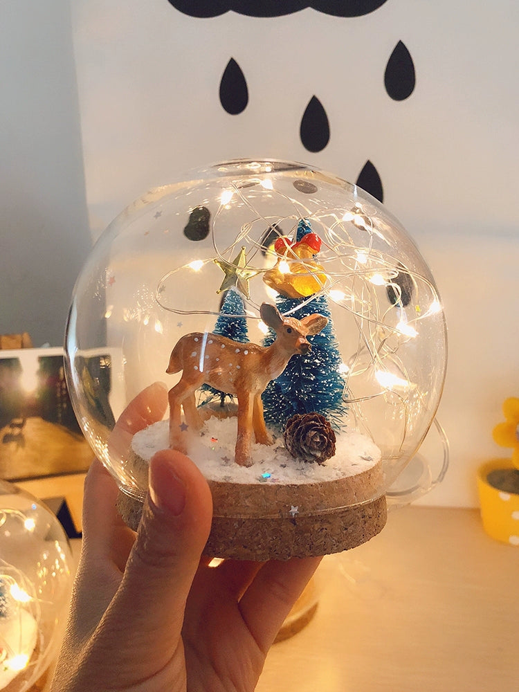 Globo de neve Decoração Desktop Presente de Natal