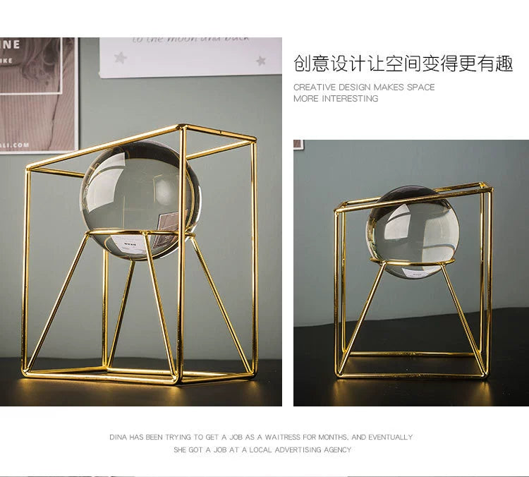 Bola de cristal geometria livro suporte livro