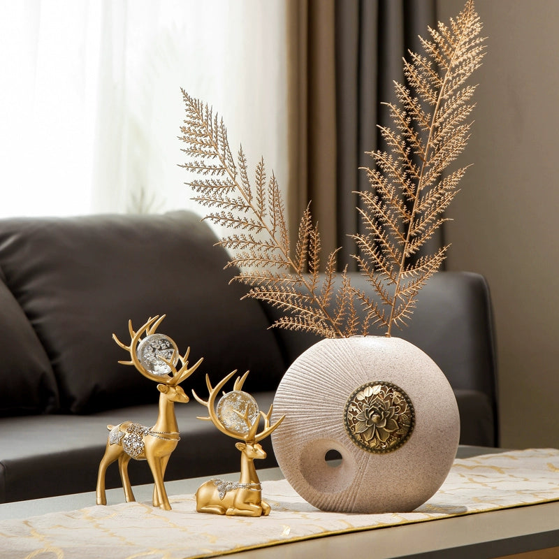 vaso de sala de estar de grau superior em formato esfera