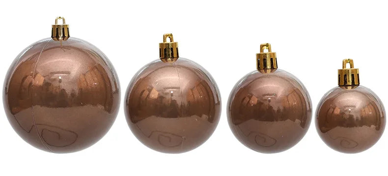 Enfeites de bola de natal 4-8cm 36 peças, luz pérola, árvore de natal, decoração de festa