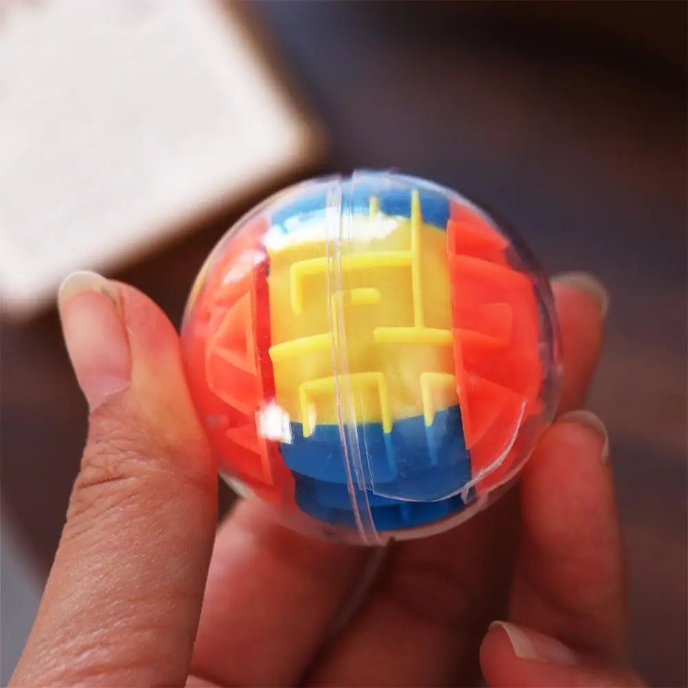 Mini bolas de rolamento brinquedos transparente redondo velocidade cubo labirinto bola de rolamento brinquedos 3d jogo de bola de rolamento