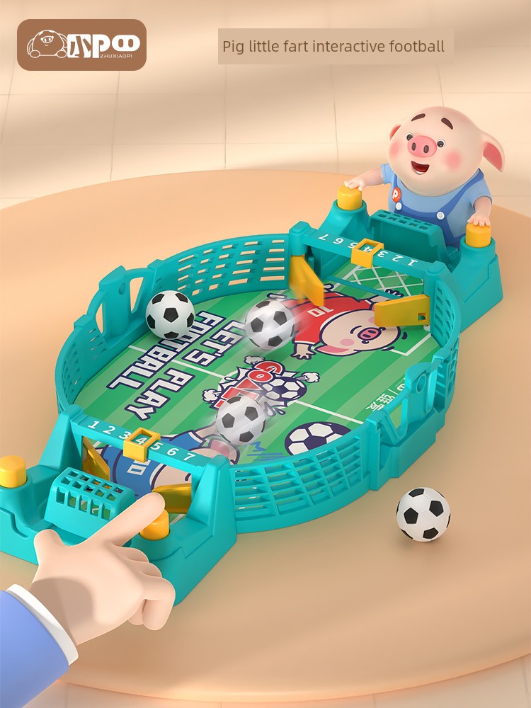 Mesa de futebol combinando brinquedos educativos interativos