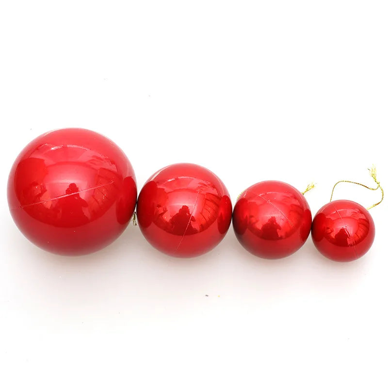Enfeites de bola de natal 4-8cm 36 peças, luz pérola, árvore de natal, decoração de festa