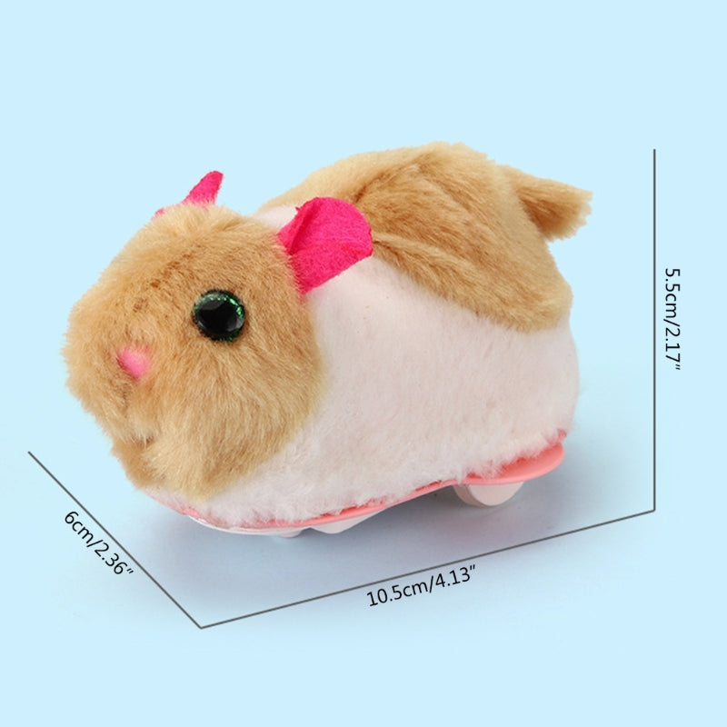 Bolas de hamster brinquedo elétrico de pelúcia hamster