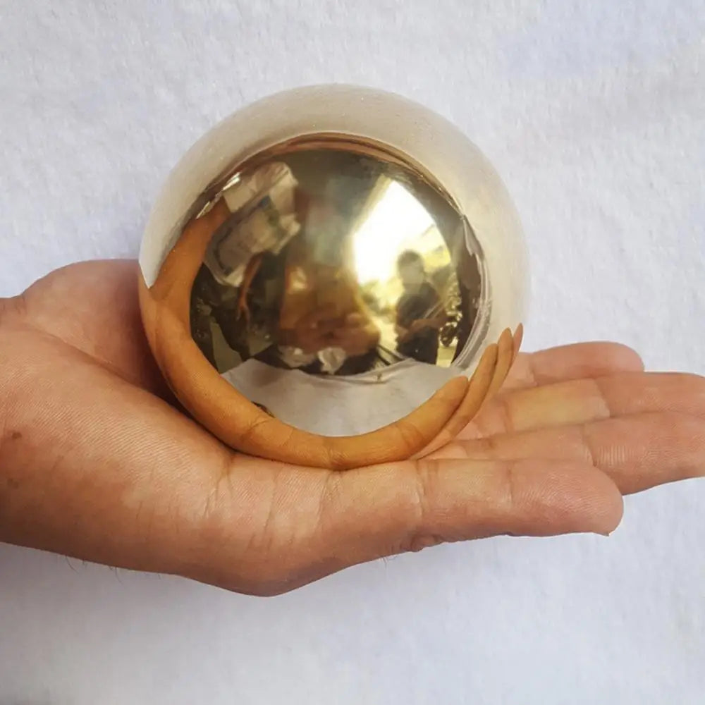 201 aço inoxidável titânio ouro oco bola sem costura casa & jardim decoração espelho polido esfera brilhante 25mm ~ 480mm