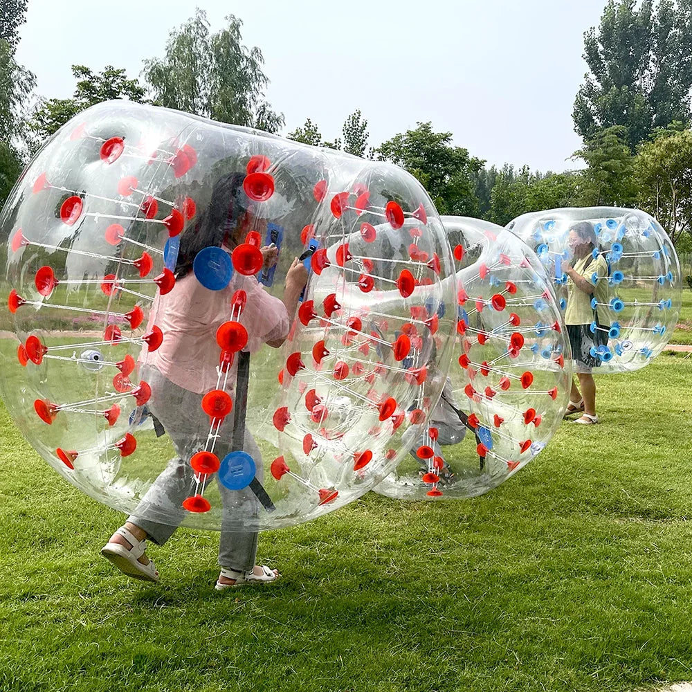Bola amortecedora inflável bola zorb bola de futebol