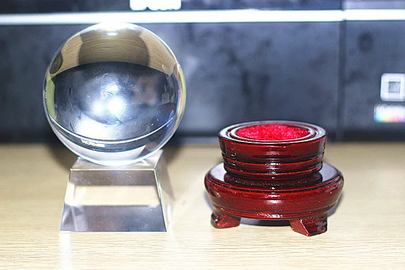 Bola de cristal k9 transparente, 40/50/60mm ásia, esfera mágica